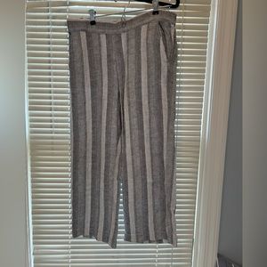 Cropped Linen Pants